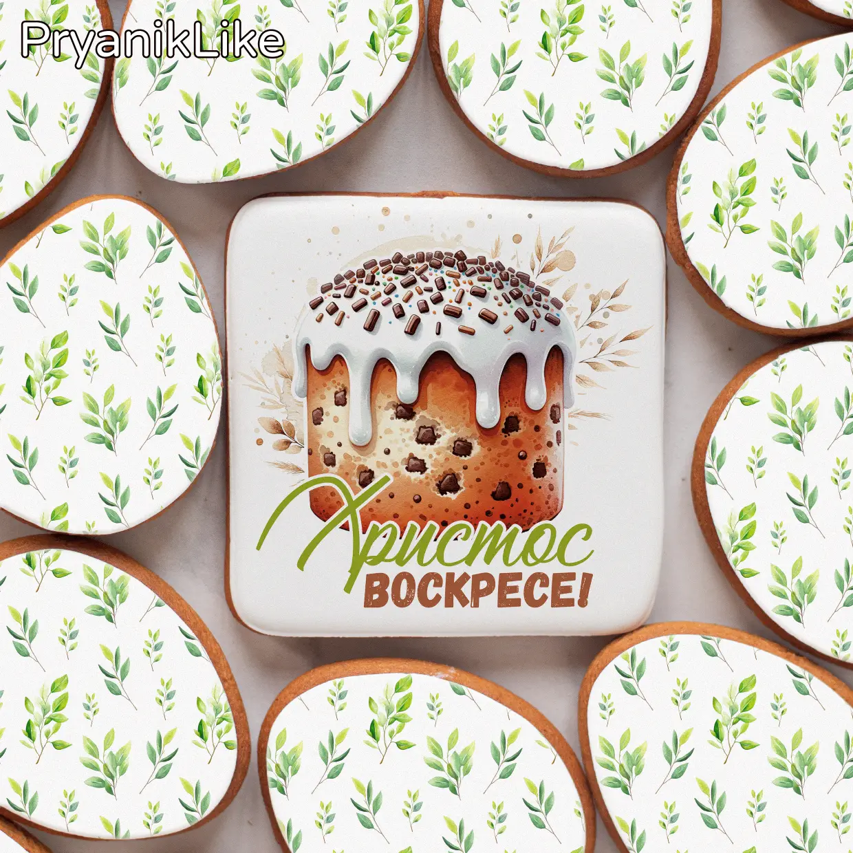 Пряник имбирный (8-8, 10-10) (бежевая серия)